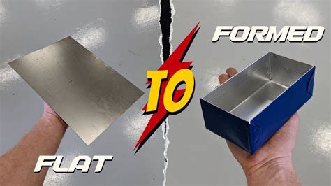 how to make a square box out of sheet metal|sheet metal box design.